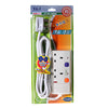 T&J S882 2WAY OUTLET W/LAMP & SWITCH
